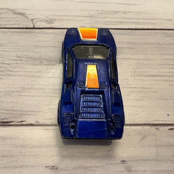 Zylmex Zee 1980's Lamborghini Countach D61 Blue 1:64 Hong Kong (SKU: 233TO) - Picture 4 of 5